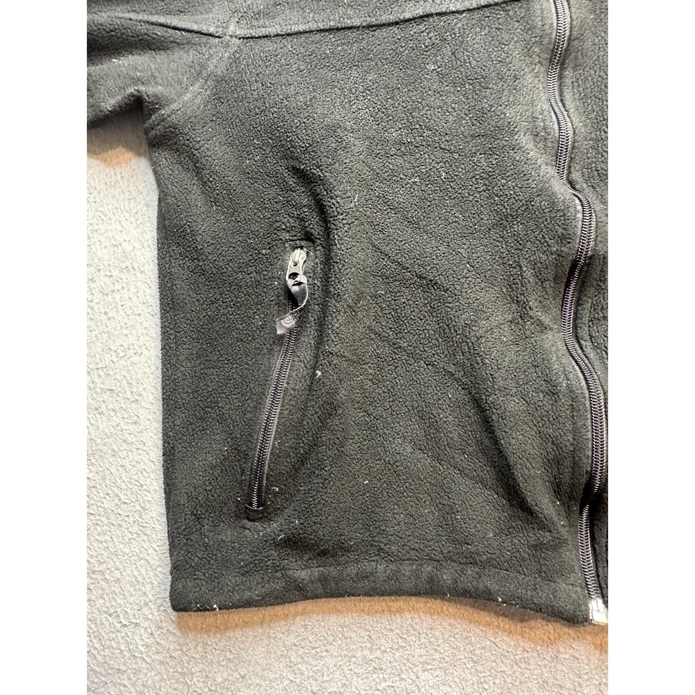 Vintage The North Face Jacket‎ Youth XL Black Fleece Full Zip Approach Hiking
